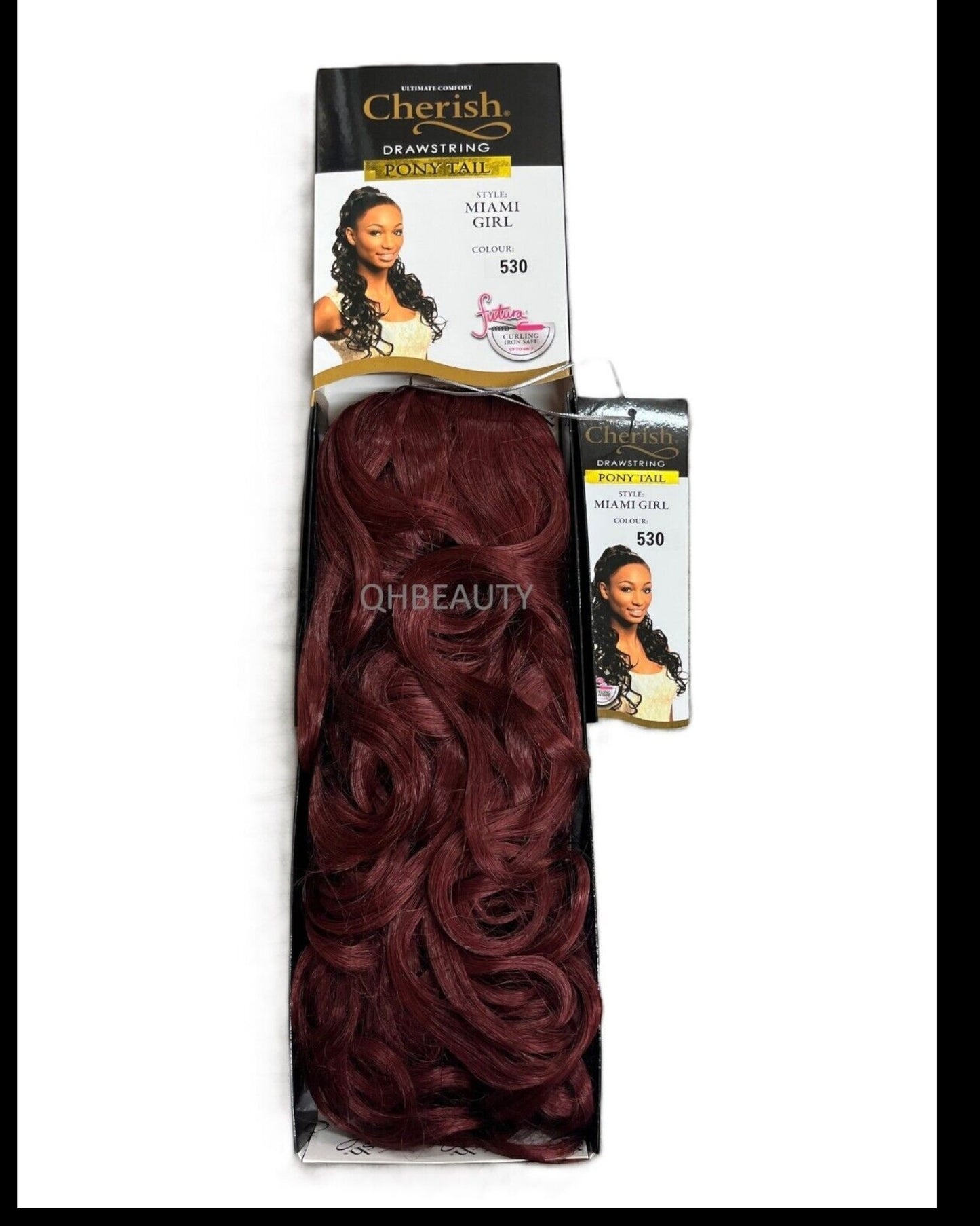 Cherish Synthetic Long Curly Drawstring Natural Hair Ponytail - Miami Girl