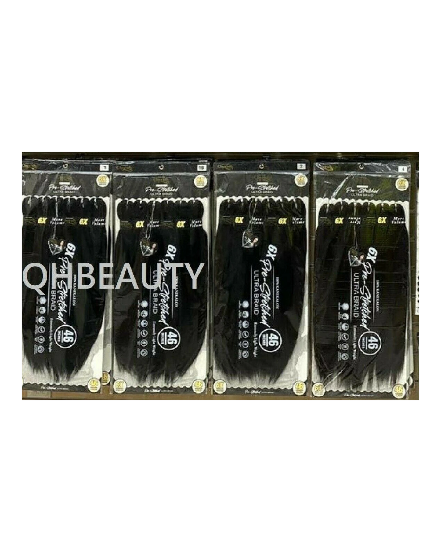 Cherish Synthetic Crochet Hair Extension VP Pre Stretched  6 X ULTRA BRAID 46''