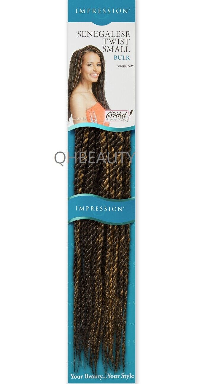 IMPRESSION SYNTHETIC HAIR EXTENSION BRAIDS - SENEGALESE TWIST SMALL BULK