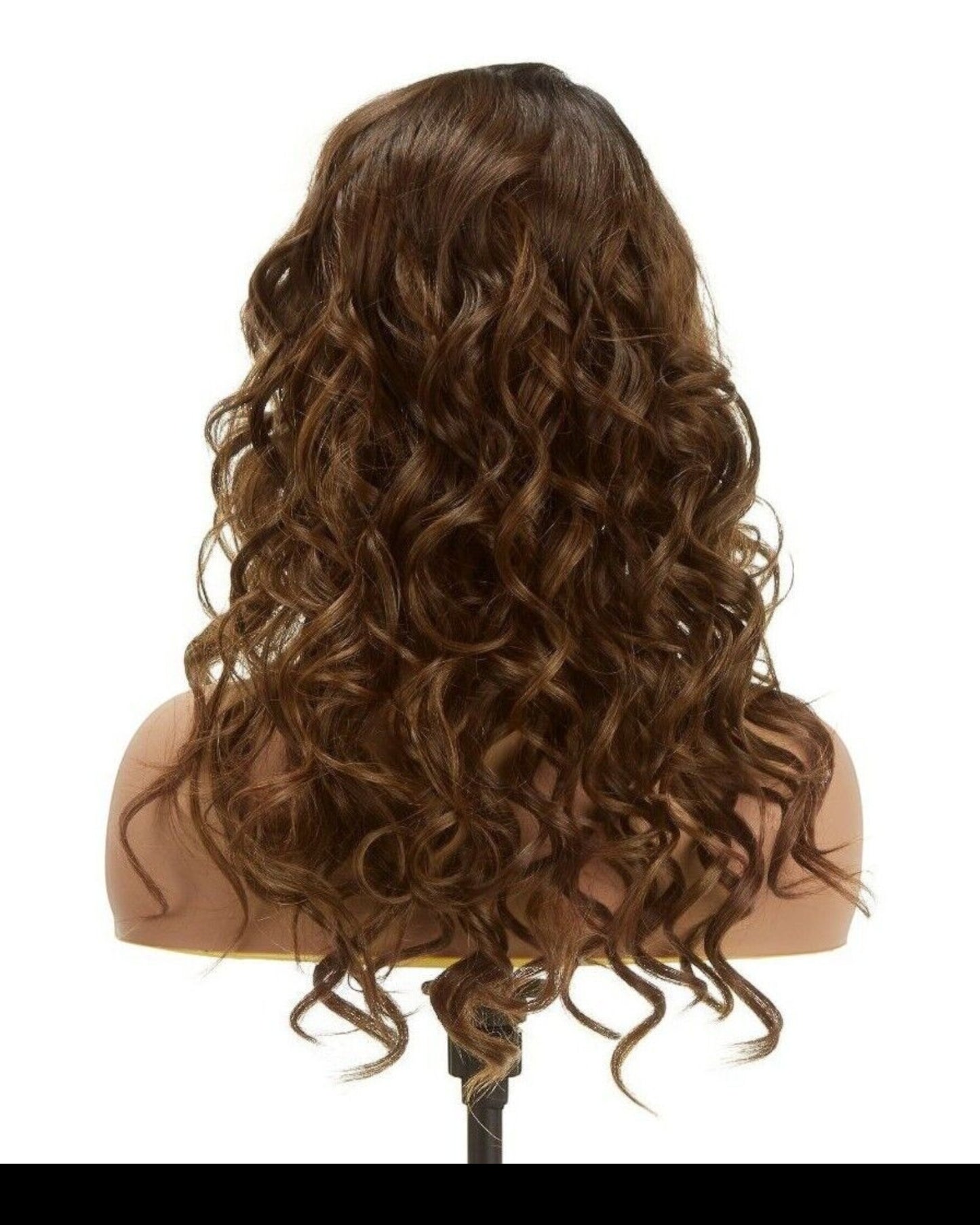 Impression Synthetic Invisible Part Lace Front Long Curly Hair Wig Alexis