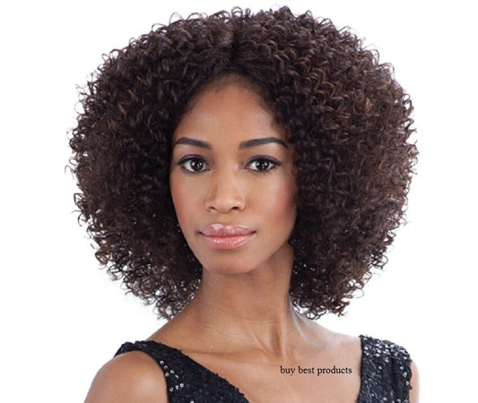 Freetress Equal Lace Front Deep Invisible Part CURLY HAIR Wig - Flemmie
