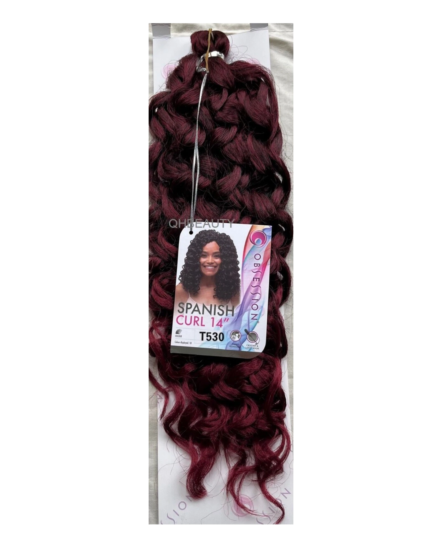 Obsession Synthetic Crochet Braid Curly Hair Extension - Spanish Curl 14 INCH