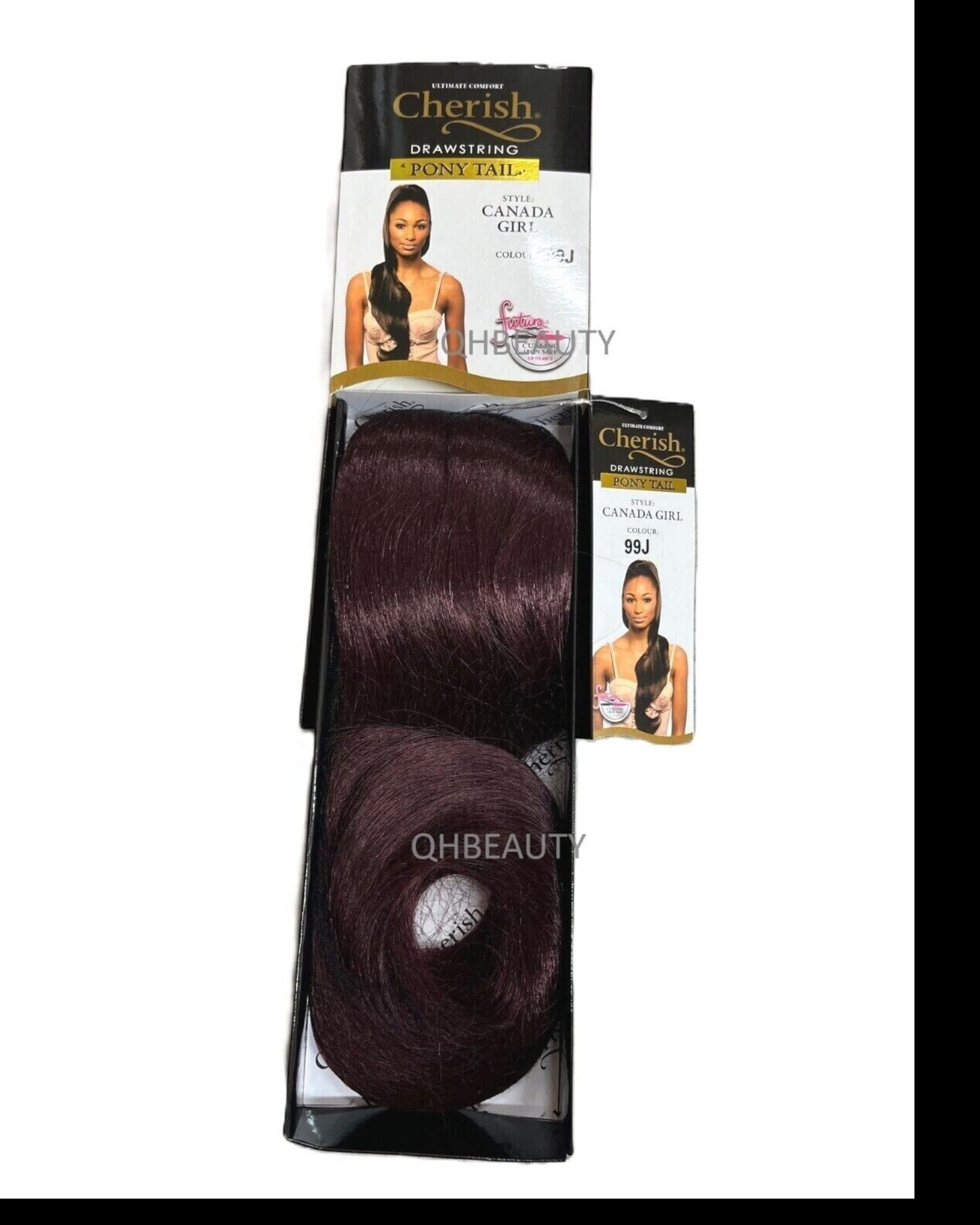 Cherish Synthetic Drawstring Long Curly Wavy Hair Ponytail - Canada Girl