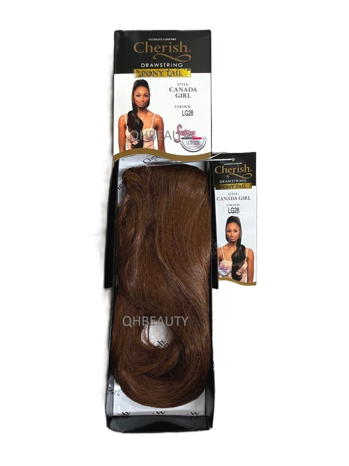 Cherish Synthetic Drawstring Long Curly Wavy Hair Ponytail - Canada Girl