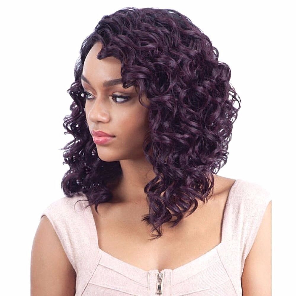 FreeTress Equal Syntheric Green Cap Lace Front Curly HAIR Wig – Glady