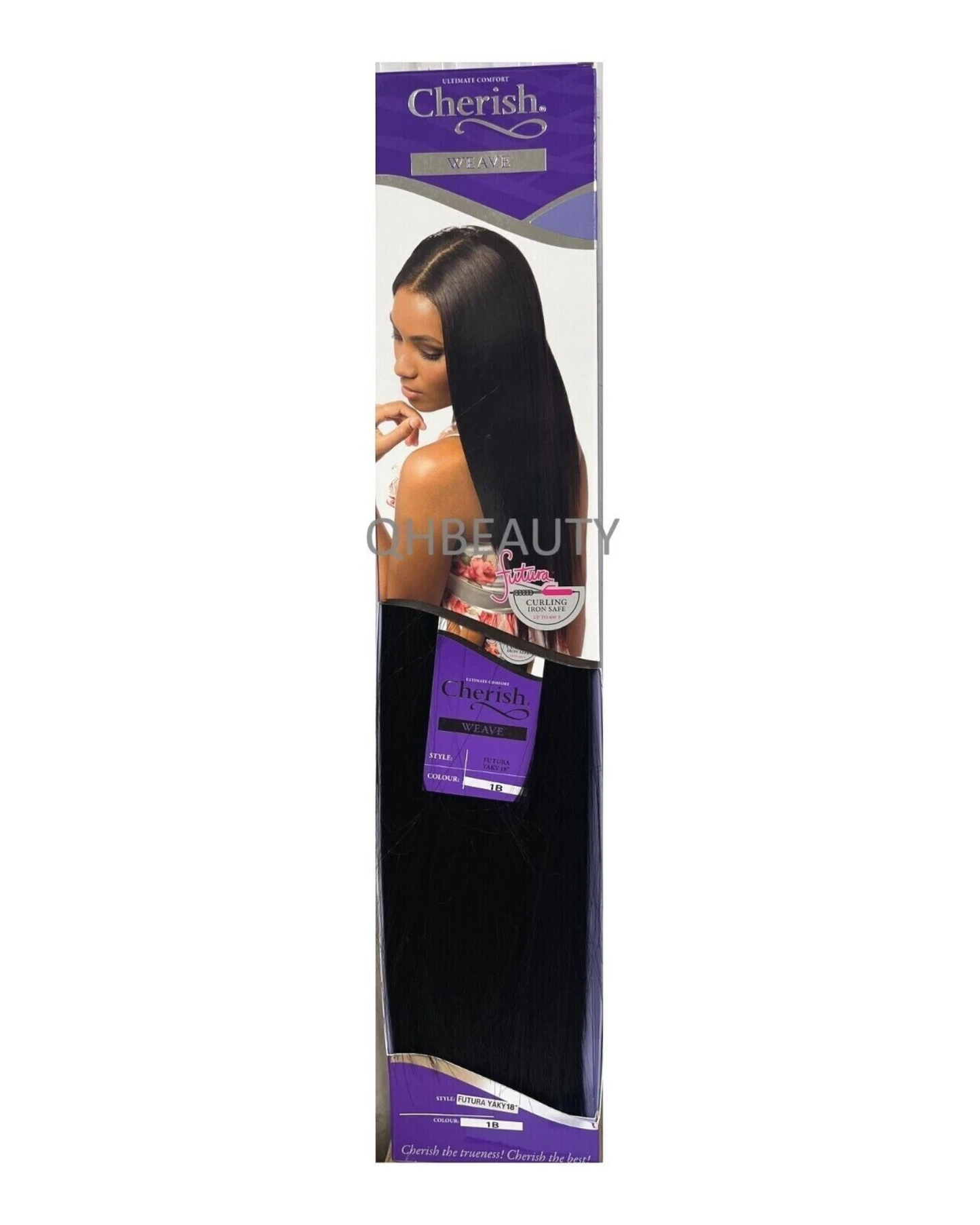 CHERISH SYNTHETIC LONG YAKI HAIR EXTENSION WEAVE - FUTURA YAKY 14 & 18 INCH