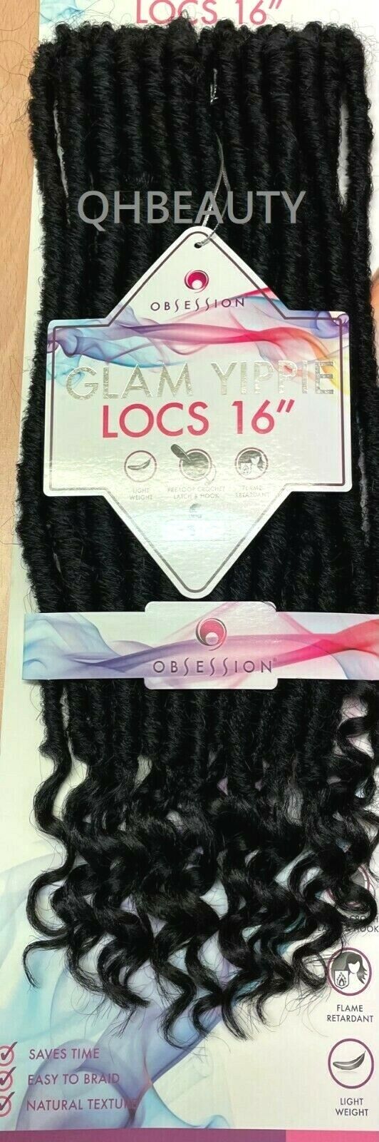 Obsession Synthetic Crochet Braid Hair Extension - Glam Yippie Locs 16 Inch