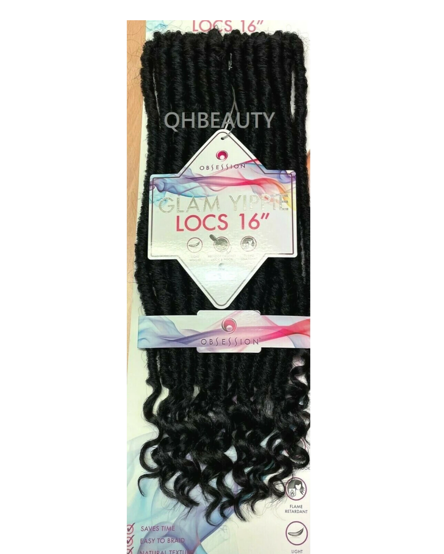 Obsession Synthetic Crochet Braid Hair Extension - Glam Yippie Locs 16 Inch