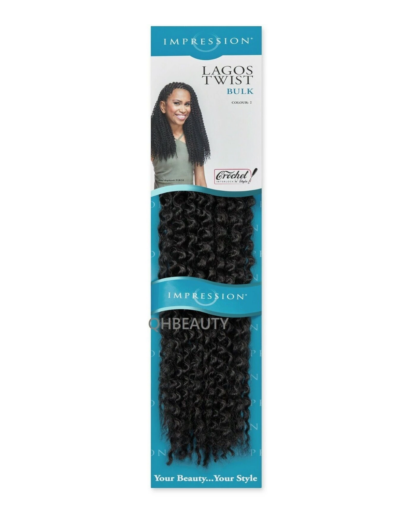 IMPRESSION SYNTHETIC HAIR EXTENSION BRAIDS -  LAGOS TWIST BULK