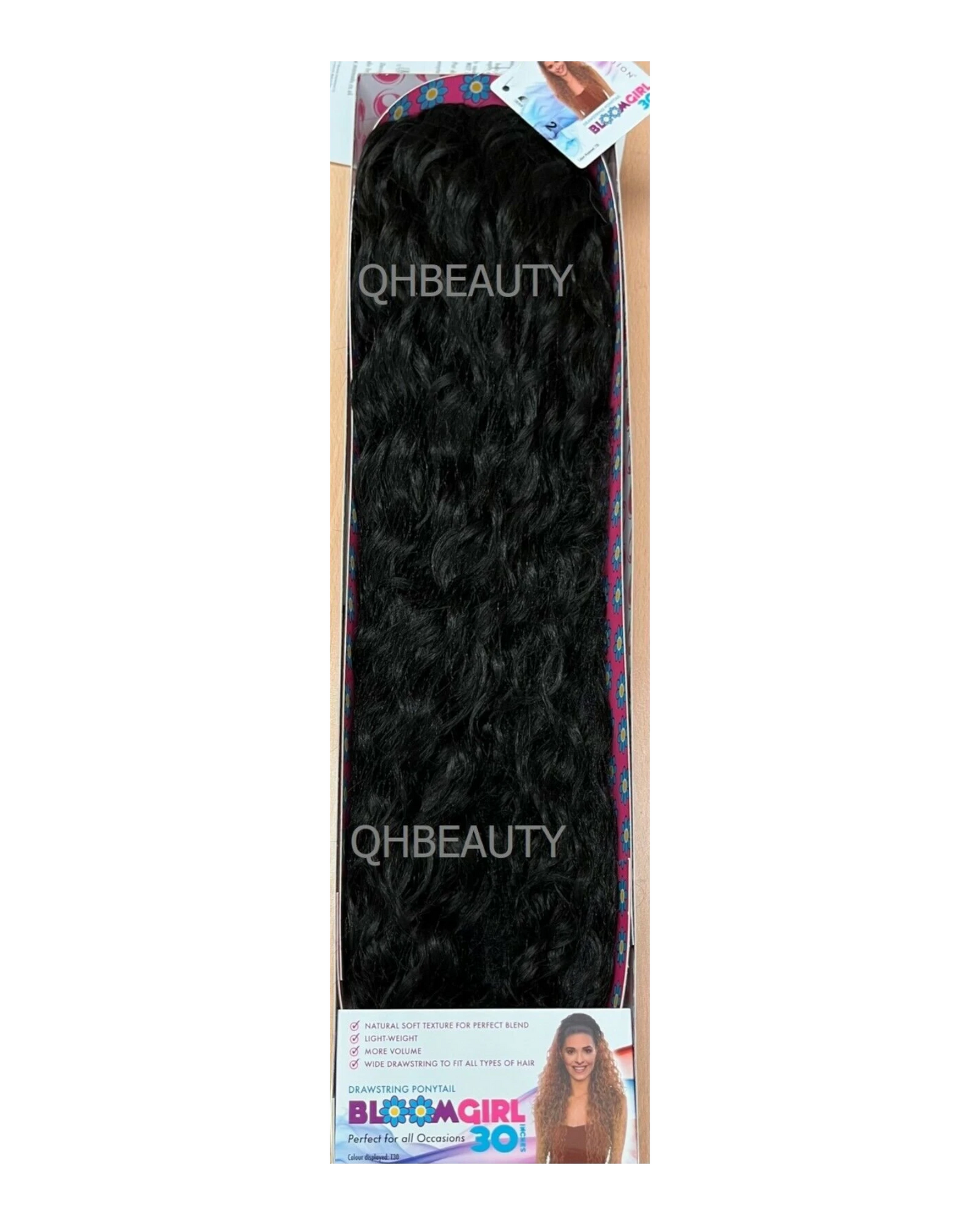 OBSESSION SYNTHETIC DRAWSTRING CURLY LONG HAIR PONYTAIL - BLOOM GIRL 20''  30''