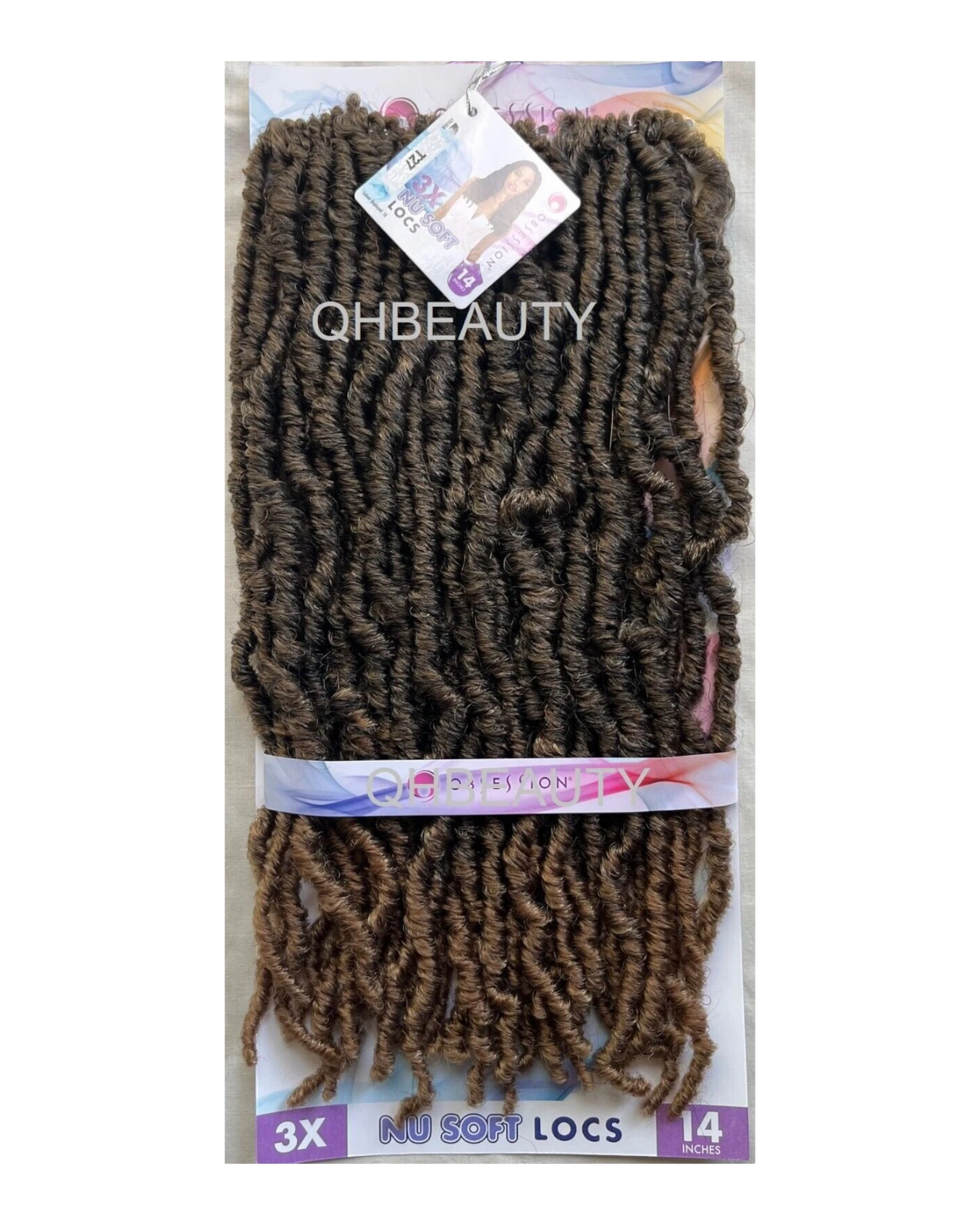 Obsession Synthetic Crochet Pre Looped Braid Hair Extension - NU LOCS 14 INCHES