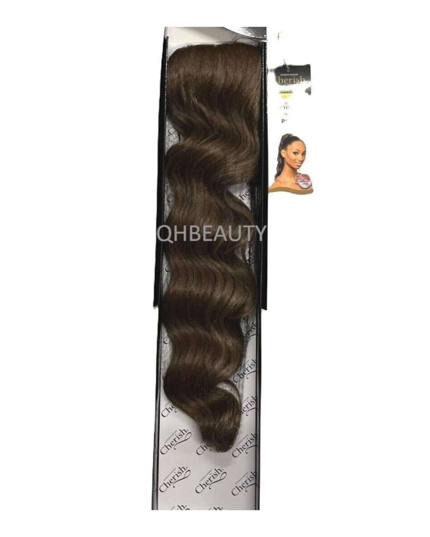 Cherish Synthetic Drawstring Long Curly Hair Extension Ponytail - New York Girl