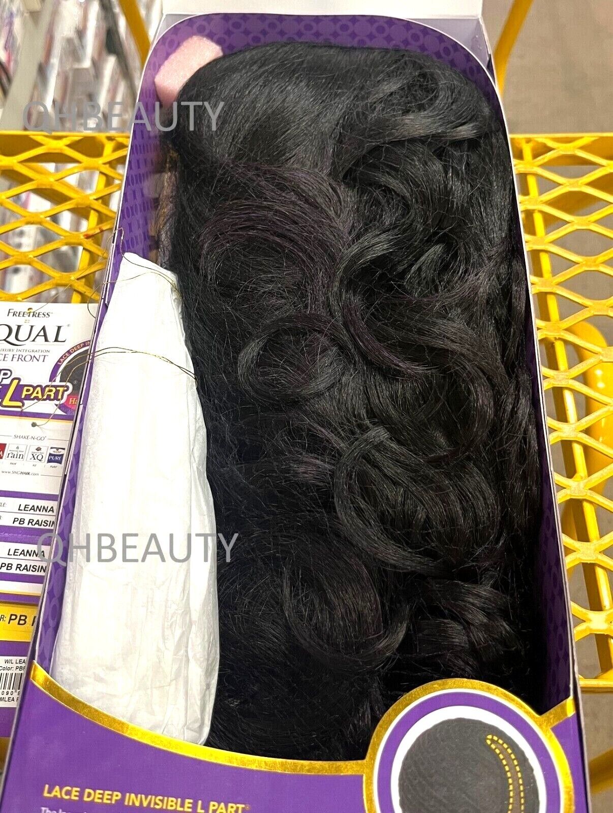 FREETRESS SYNTHETIC EQUAL LACE FRONT DEEP INVISIBLE L PART HAIR WIG - LEANNA