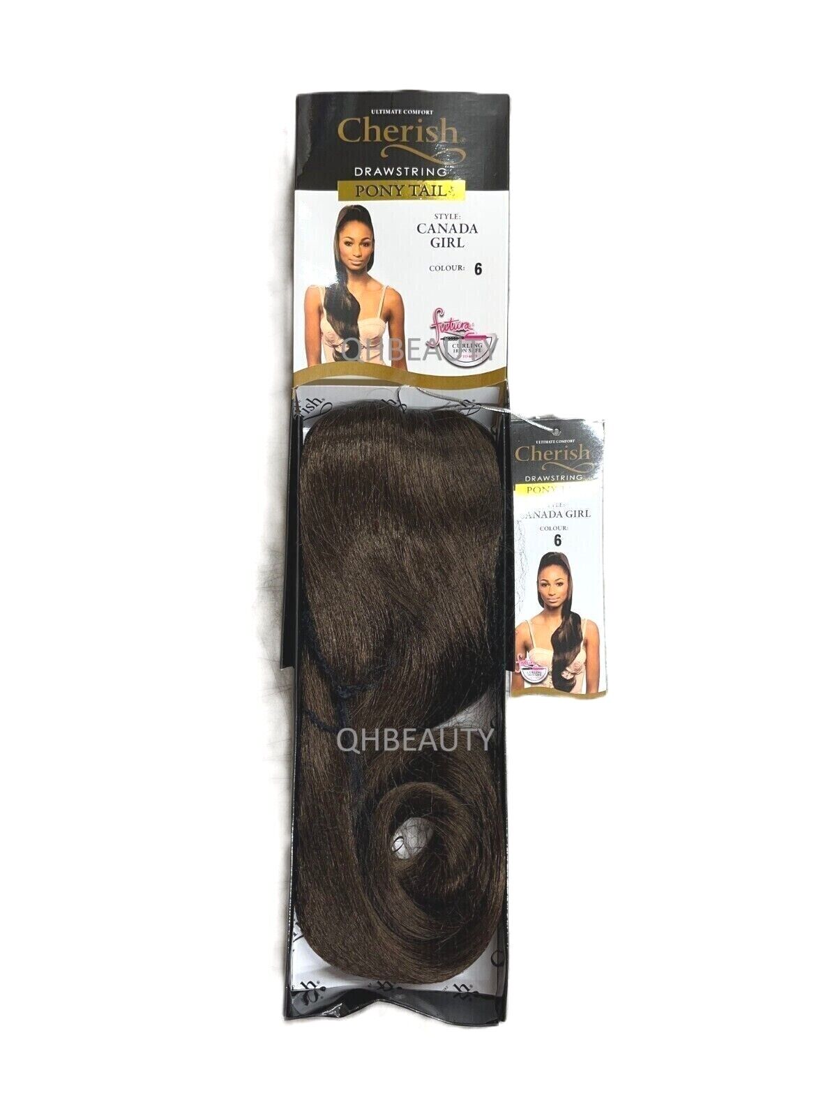 Cherish Synthetic Drawstring Long Curly Wavy Hair Ponytail - Canada Girl
