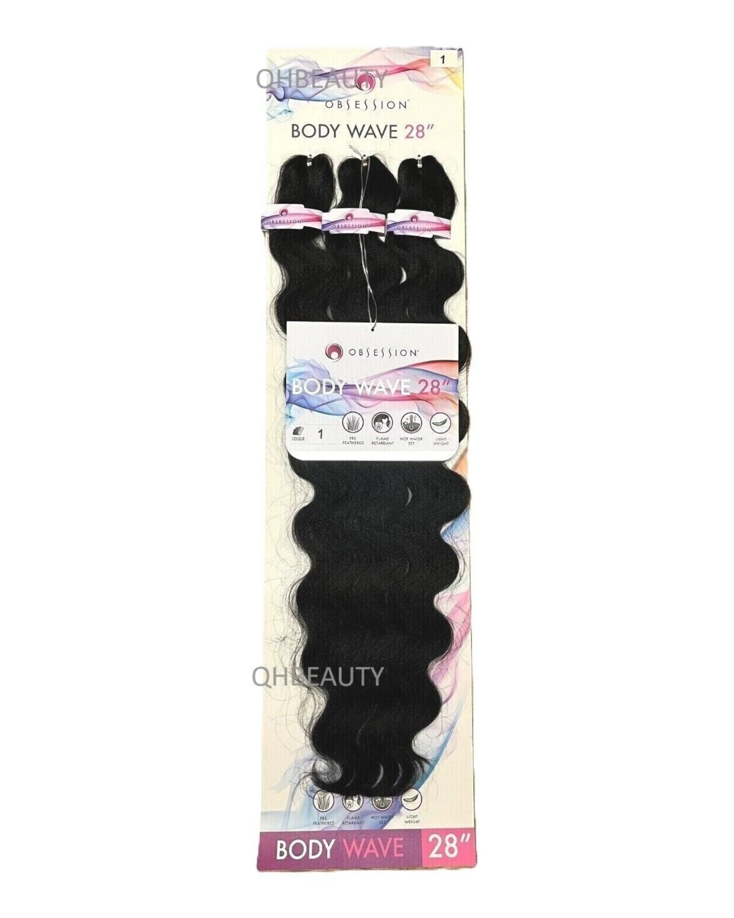 Obsession Synthetic Pre-Stretched Curly Braid Hair Extension - BODY WAVE 28 INCH