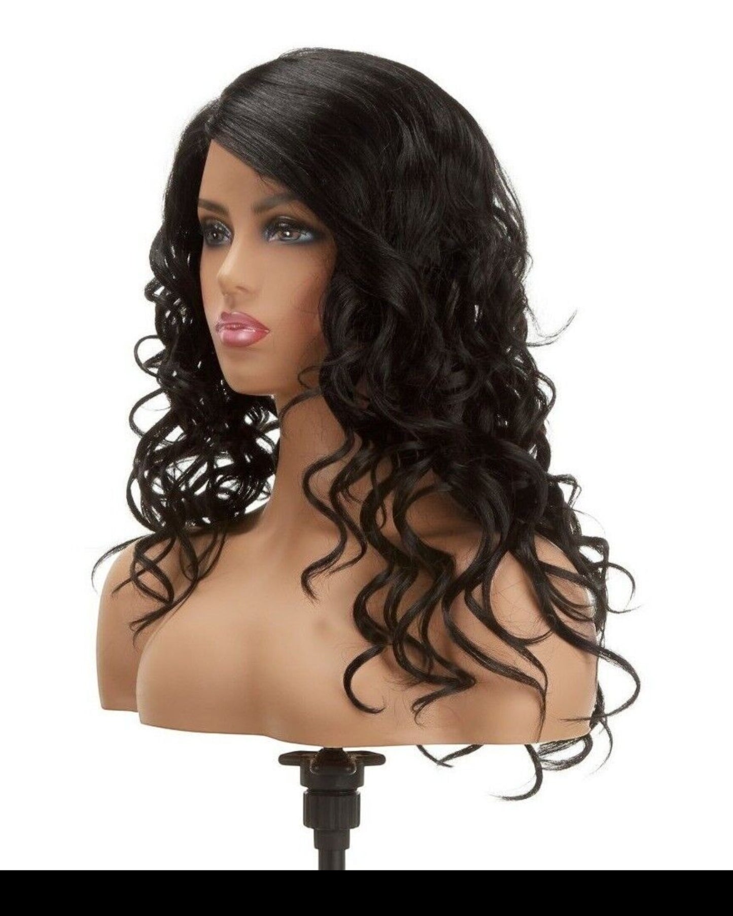 Impression Synthetic Invisible Part Lace Front Long Curly Hair Wig Alexis