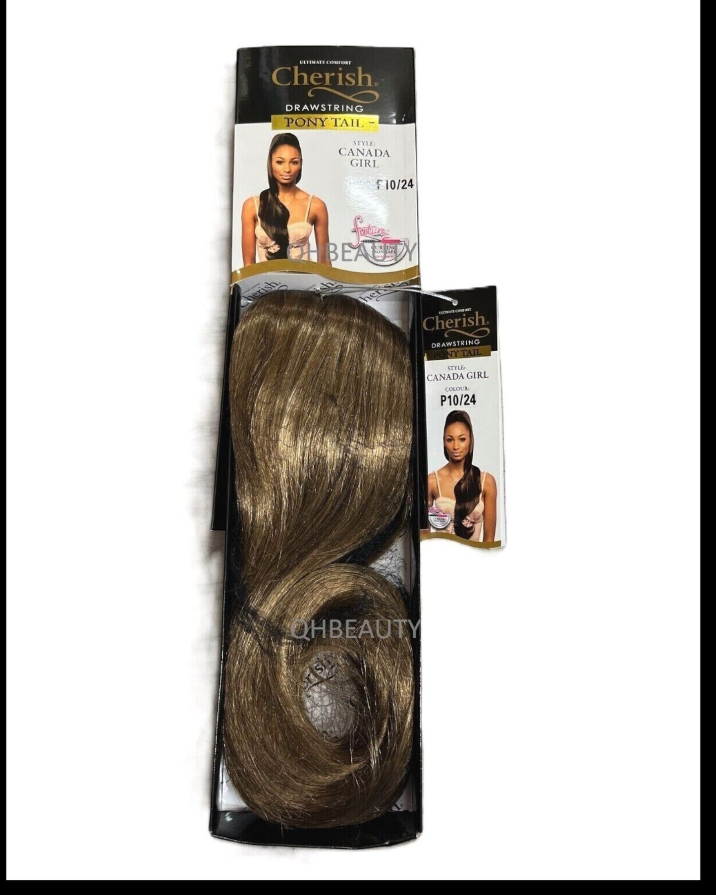 Cherish Synthetic Drawstring Long Curly Wavy Hair Ponytail - Canada Girl