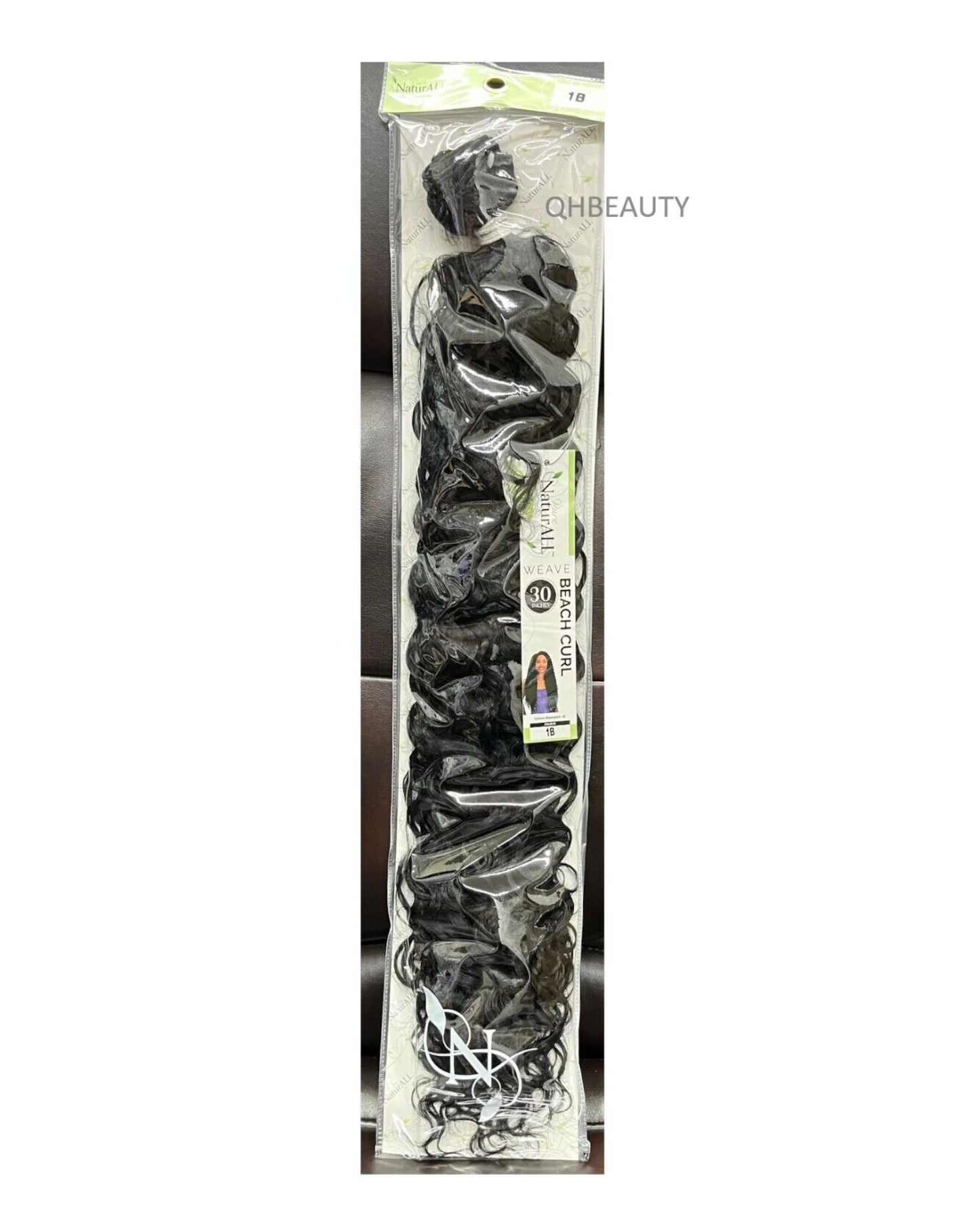 NaturALL SYNTHETIC LONG CURLY HAIR EXTENSION WEAVE -BEACH CURL 30 INCHES