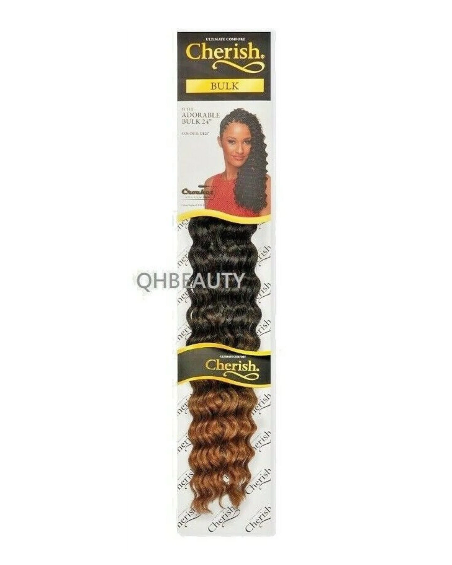 CHERISH SYNTHETIC LONG CURLY HAIR EXTENSION CROCHET BRAIDS - ADORABLE 24 inch7.99