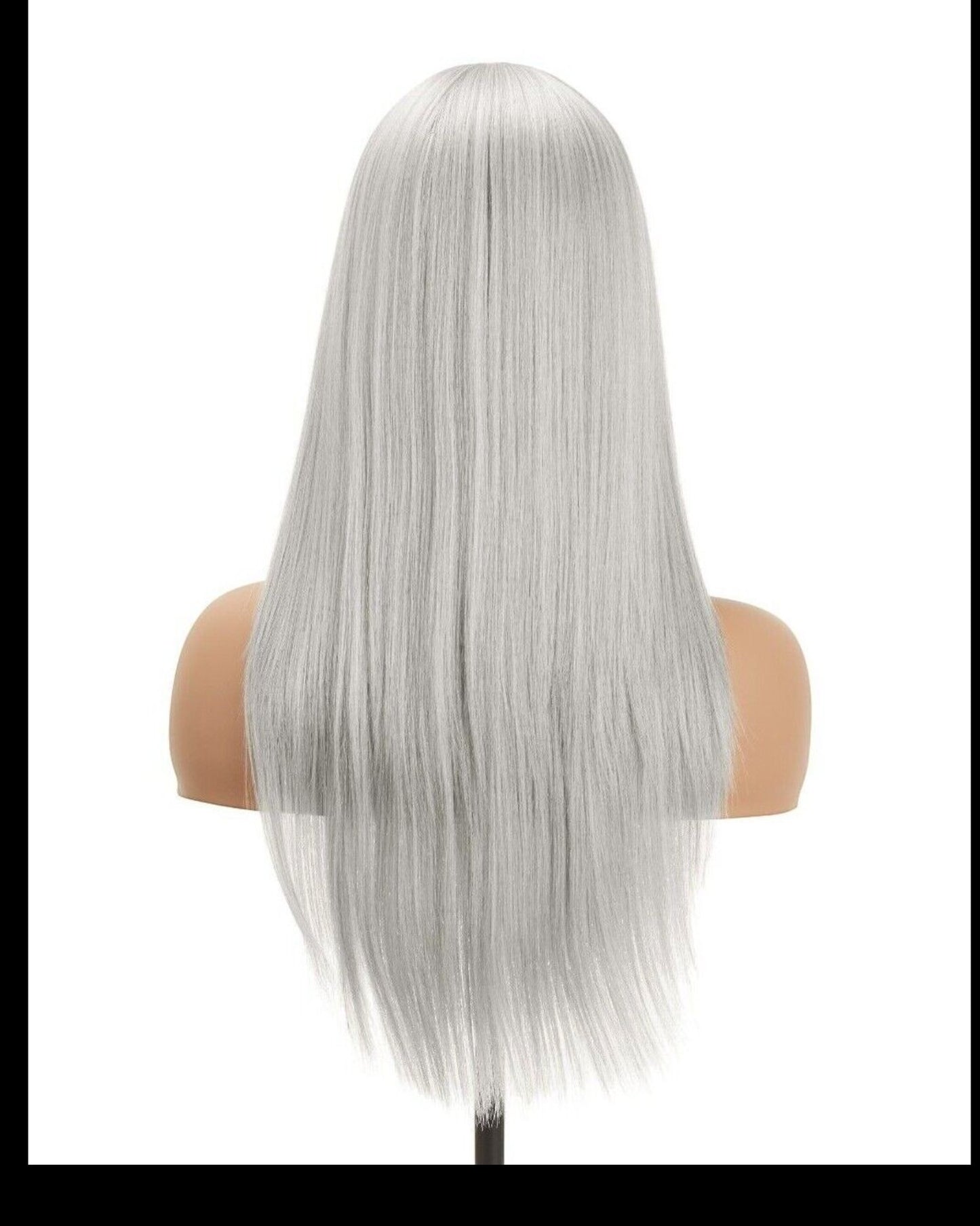 Impression Synthetic Hand Made Long Straight Bangs Hair Wig  Alexandra