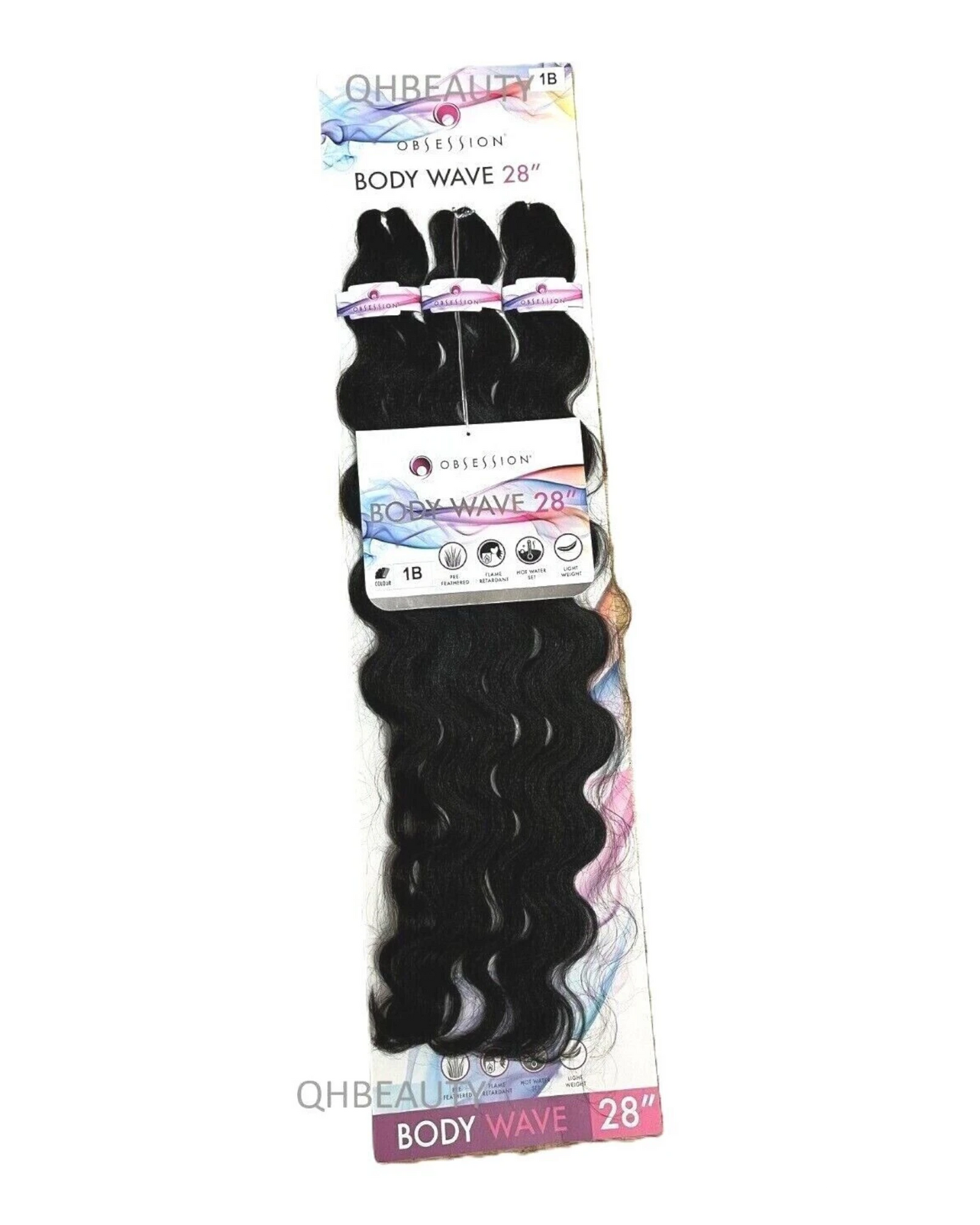Obsession Synthetic Pre-Stretched Curly Braid Hair Extension - BODY WAVE 28 INCH