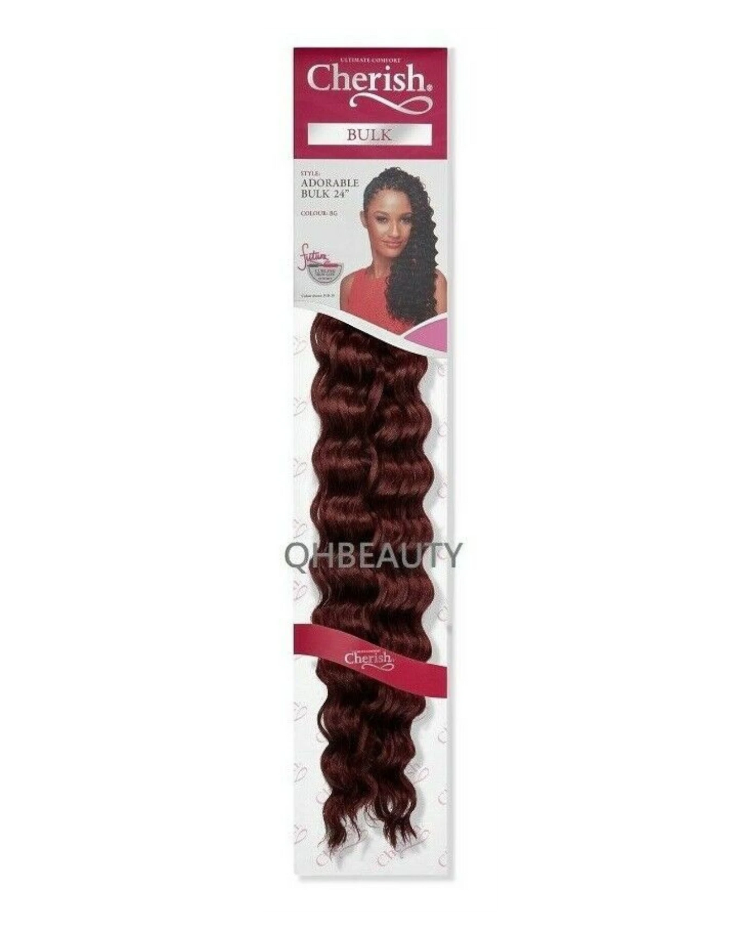 CHERISH SYNTHETIC LONG CURLY HAIR EXTENSION CROCHET BRAIDS - ADORABLE 24 inch7.99