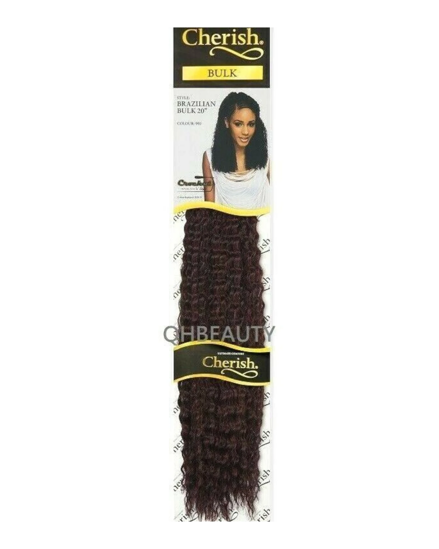 Cherish Synthetic Crochet Braid Curly Hair Extension Style - Brazilian Bulk 20"