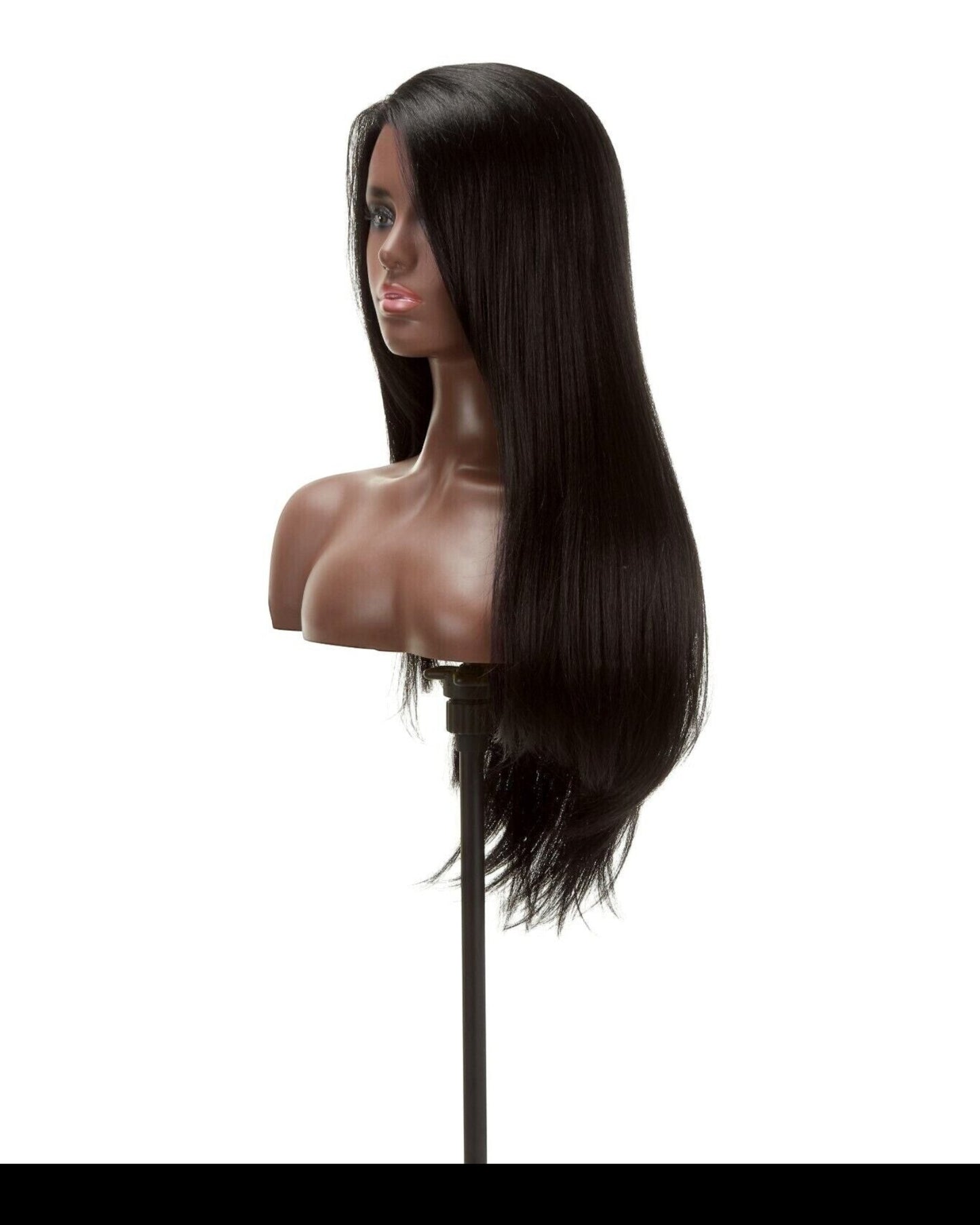 Impression Synthetic Invisible Part Long Straight Lace Front Hair Wig - Destiny