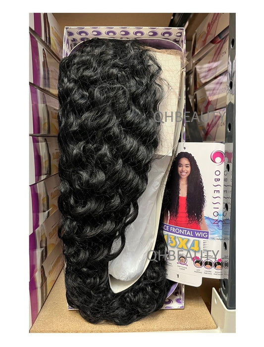 Obsession Synthetic Swiss HD 13x4 Lace Frontal Free Part Curly Hair Wig  RASHANA