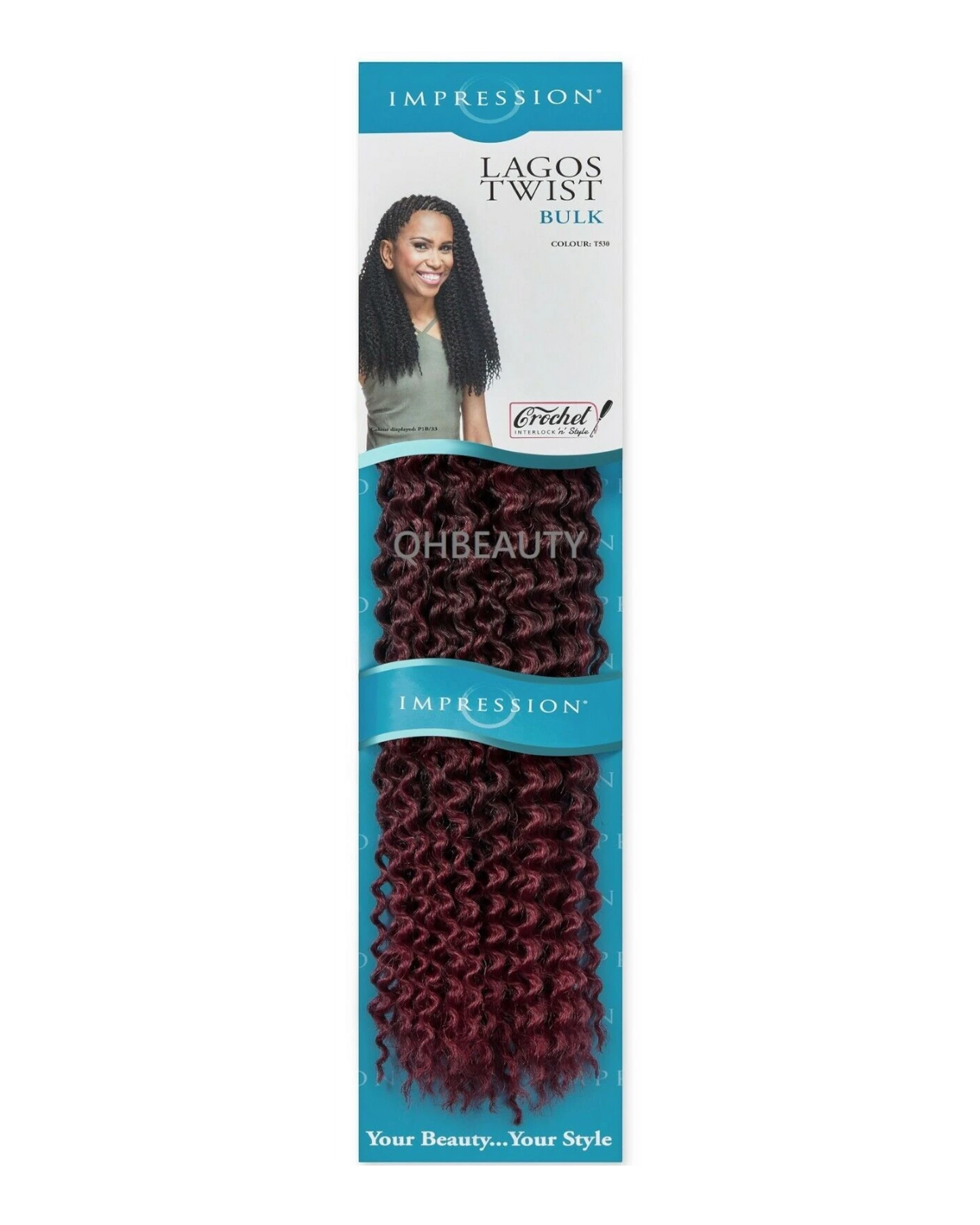 IMPRESSION SYNTHETIC HAIR EXTENSION BRAIDS -  LAGOS TWIST BULK
