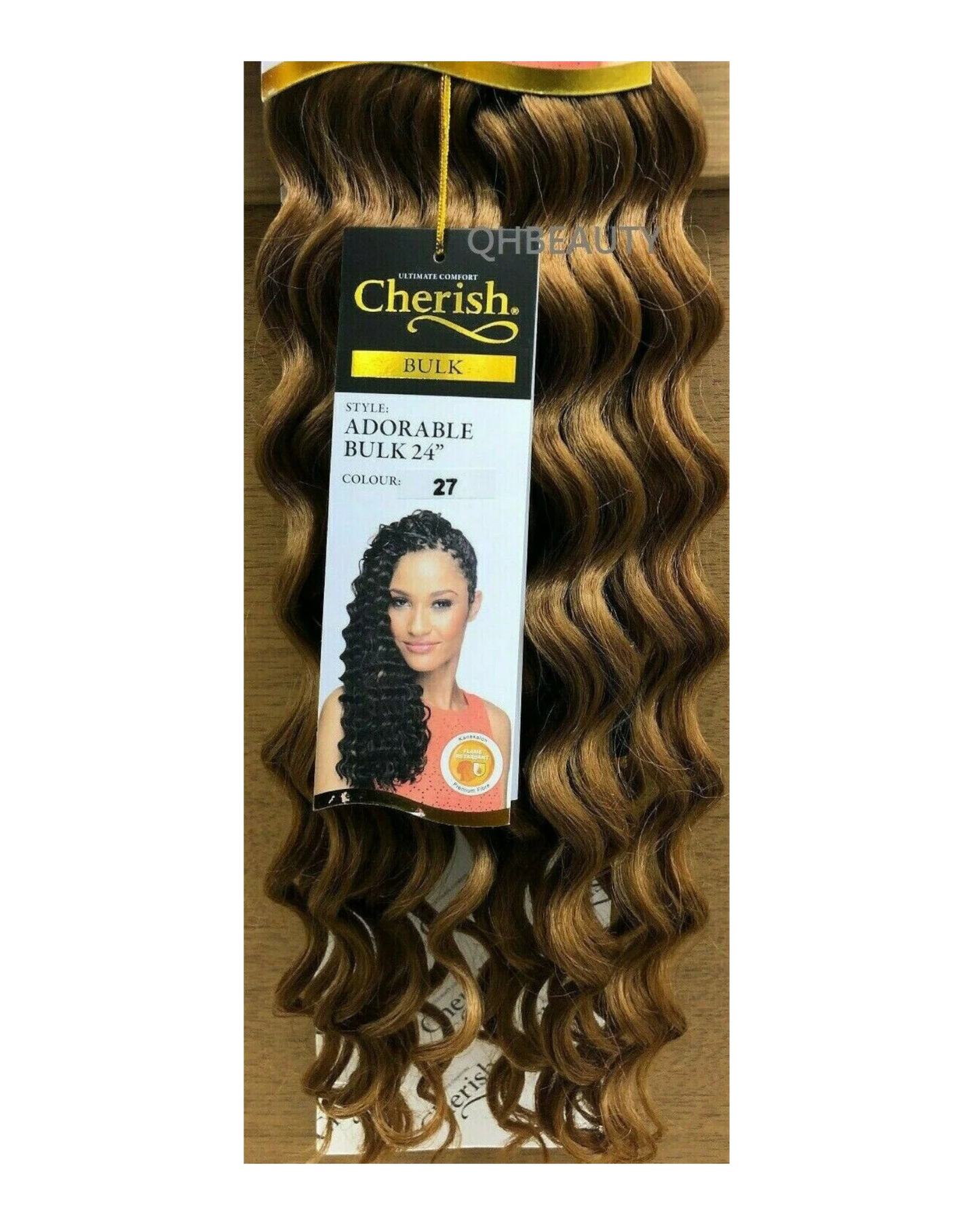 CHERISH SYNTHETIC LONG CURLY HAIR EXTENSION CROCHET BRAIDS - ADORABLE 24 inch7.99