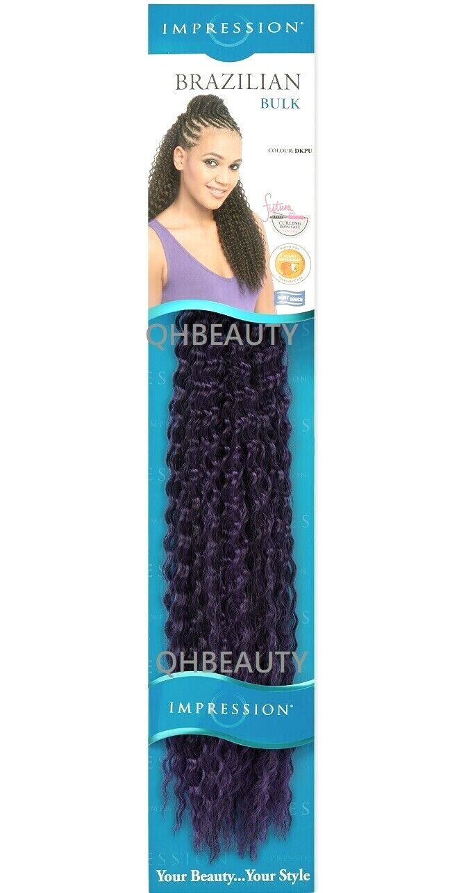 IMPRESSION SYNTHETIC CROCHET LONG HAIR EXTENSION BRAIDS - BRAZILIAN 20 INCH