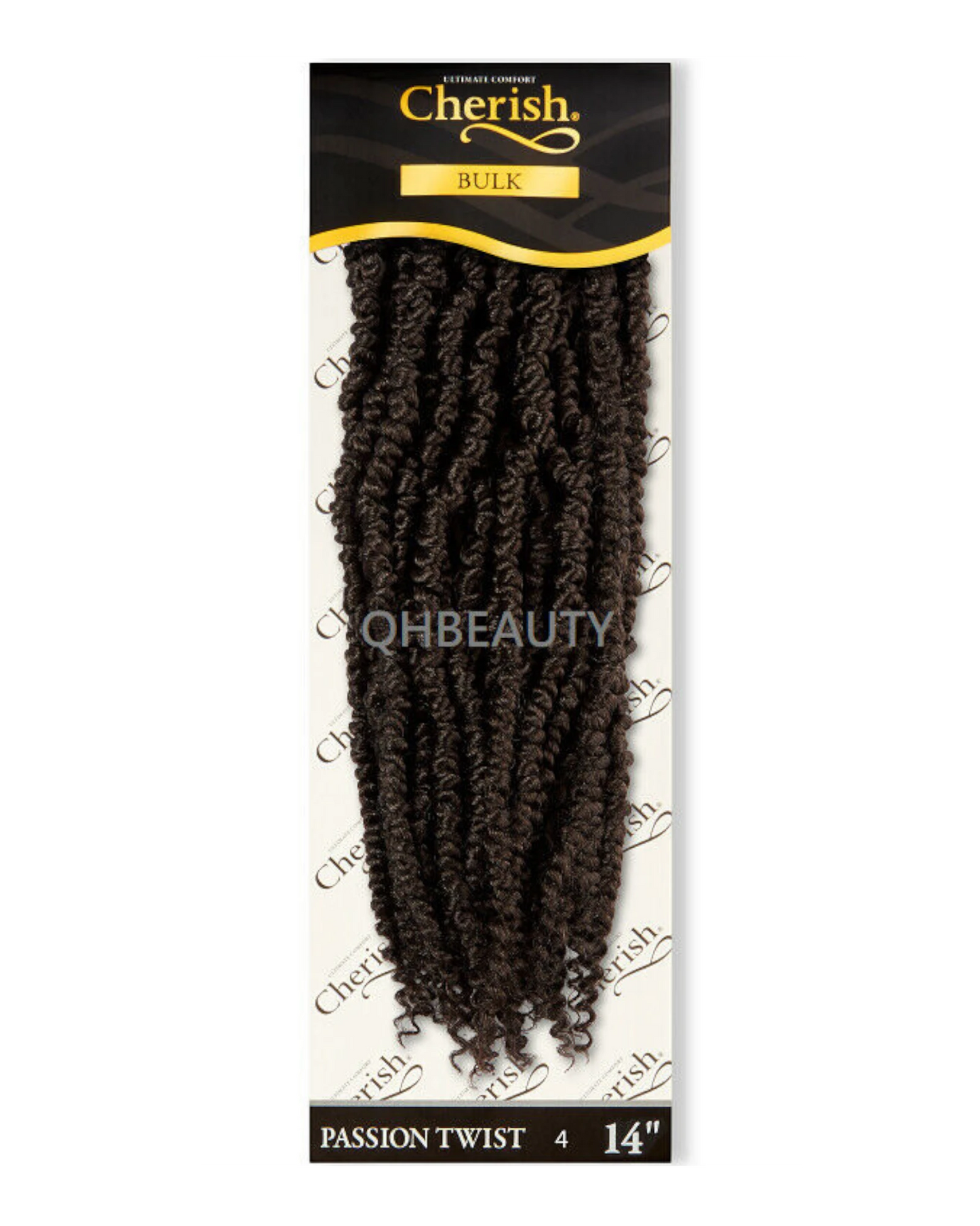 CHERISH SYNTHETIC PRE LOOPED BRAID CURLY HAIR EXTENSIONS - PASSION TWIST 14''