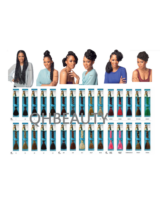 Impression Synthetic 3 X Bundle Pack Crochet Hair Extensions - Super Braid 52 "