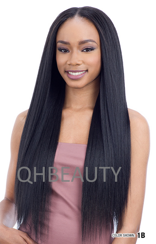 NaturALL SYNTHETIC LONG HAIR EXTENSION WEAVE - STRAIGHT TANGLE FREE 24 INCHES