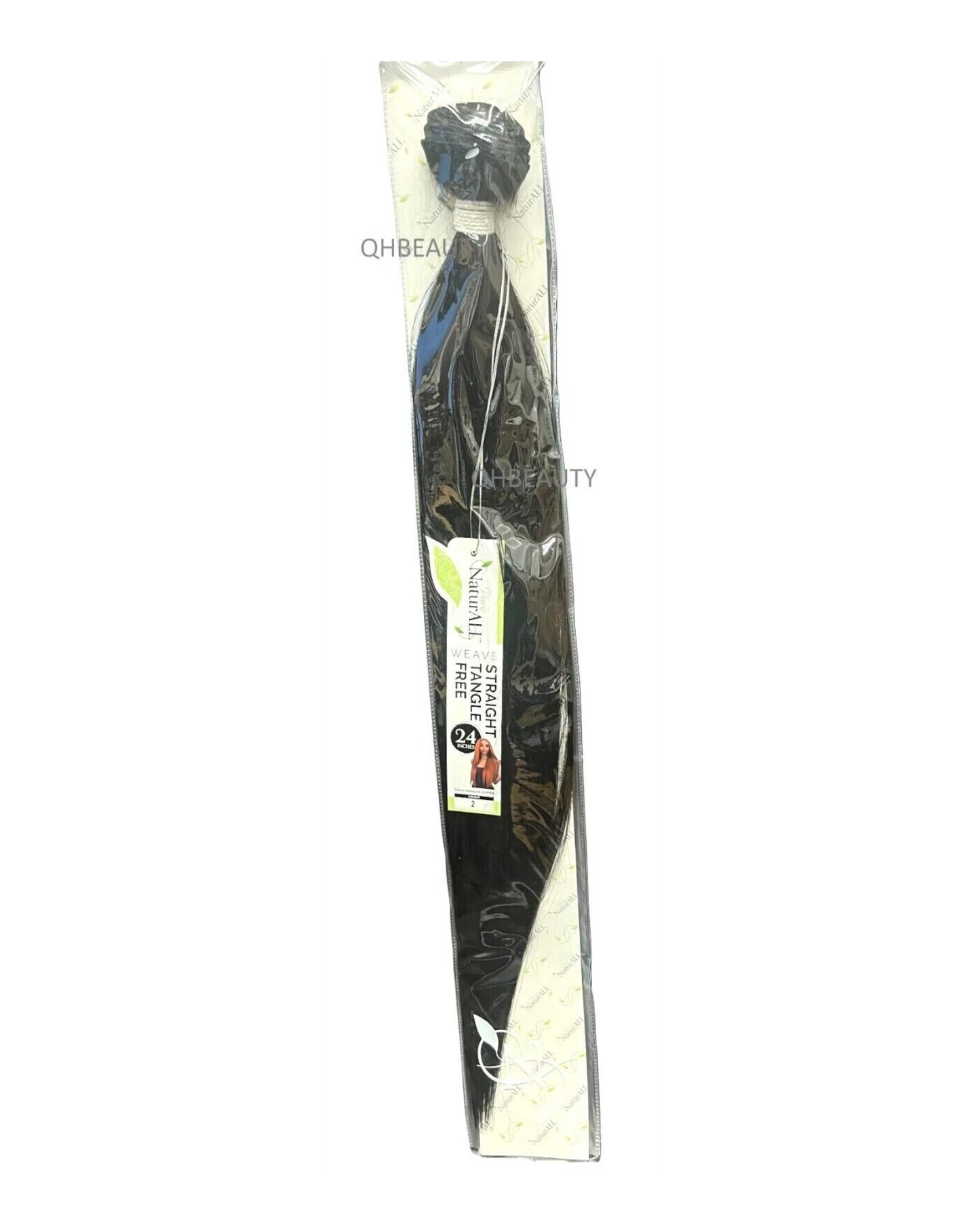 NaturALL SYNTHETIC LONG HAIR EXTENSION WEAVE - STRAIGHT TANGLE FREE 24 INCHES