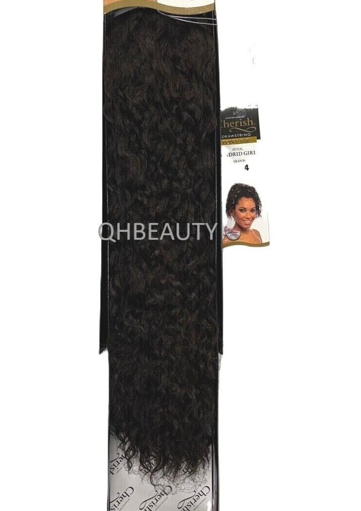 Cherish Synthetic Drawstring Curly Hair Extension Ponytail - Madrid Girl