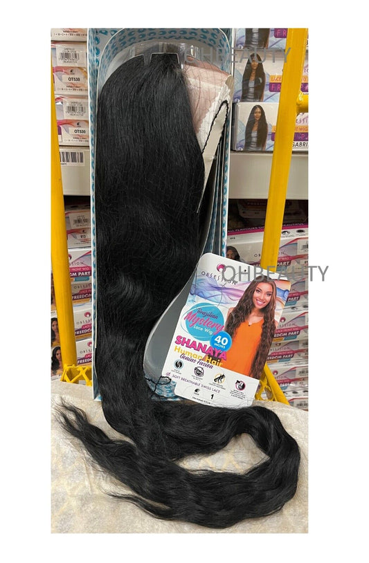 OBSESSION BRAZILIAN FUSION HUMAN HAIR NATURAL LONG CURLY LACE WIG - SHANAYA 40