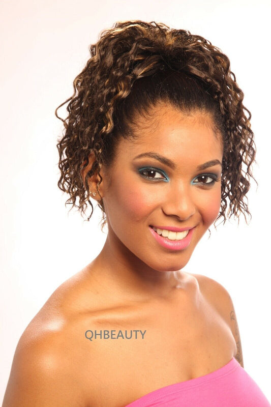 Cherish Synthetic Drawstring Curly Hair Extension Ponytail - Madrid Girl