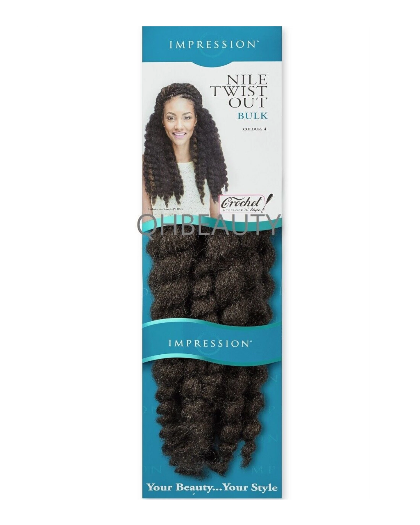 IMPRESSION SYNTHETIC AFRO CUBAN BULK HAIR EXTENSION BRAIDS - NILE TWIST OUT