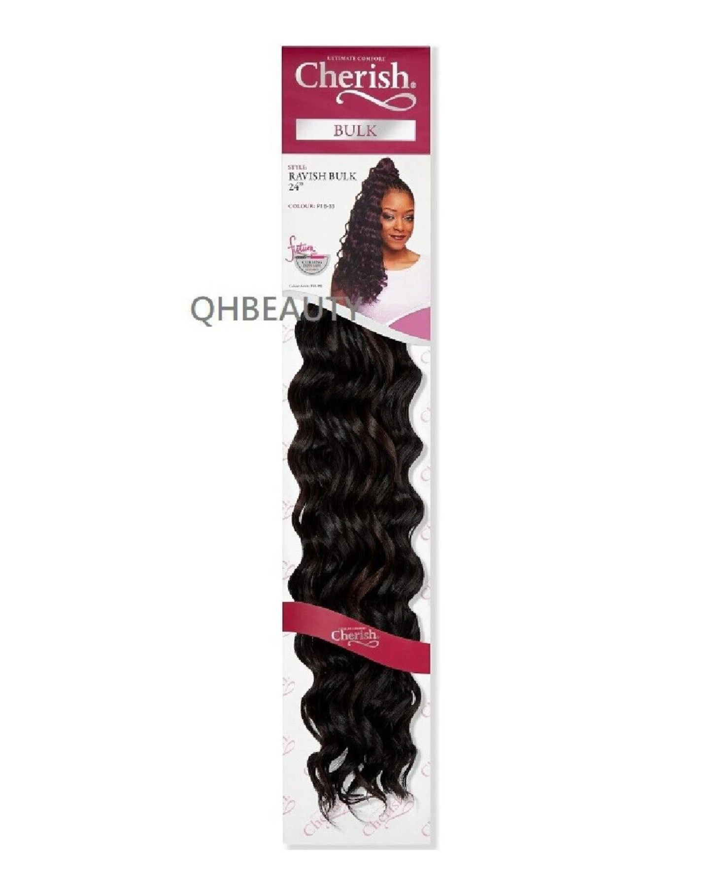 CHERISH SYNTHETIC CROCHET LONG CURLY HAIR EXTENSION BRAIDS - RAVISH 24 inch