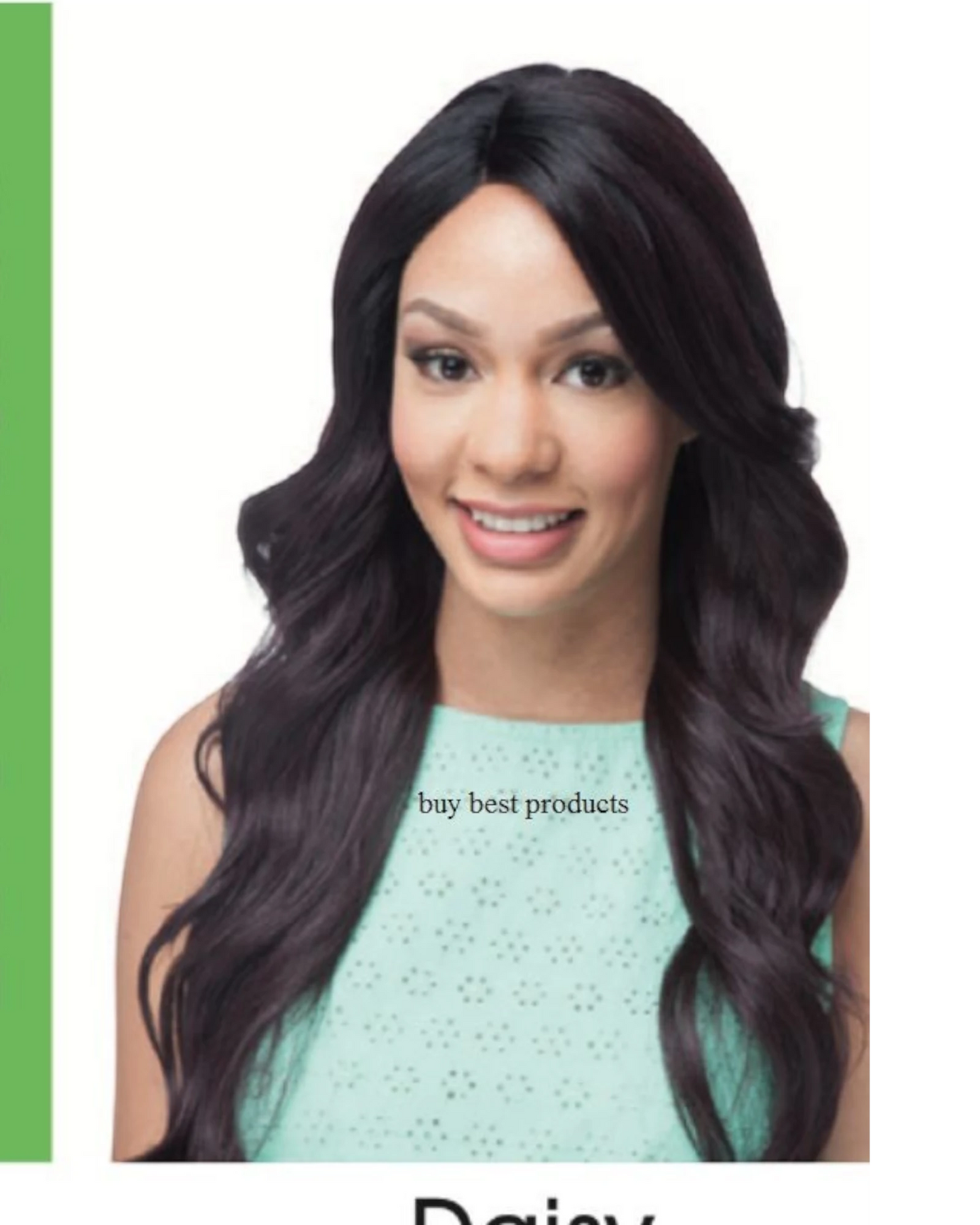 Impression Synthetic Invisible L Part Lace Curly Long Hair Wig - Daisy