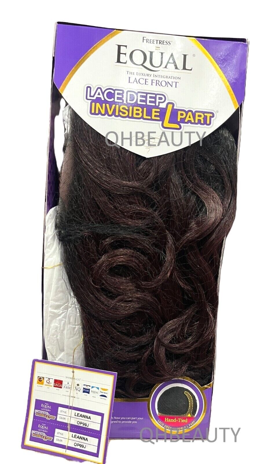 FREETRESS SYNTHETIC EQUAL LACE FRONT DEEP INVISIBLE L PART HAIR WIG - LEANNA