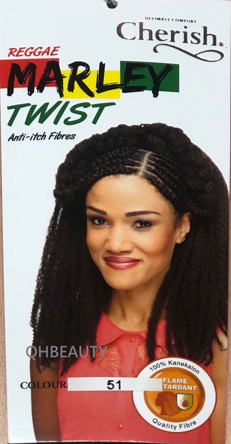 Cherish Synthetic Afro Kinky Cuban Anti itch Hair Extension  Marley Twist Braid