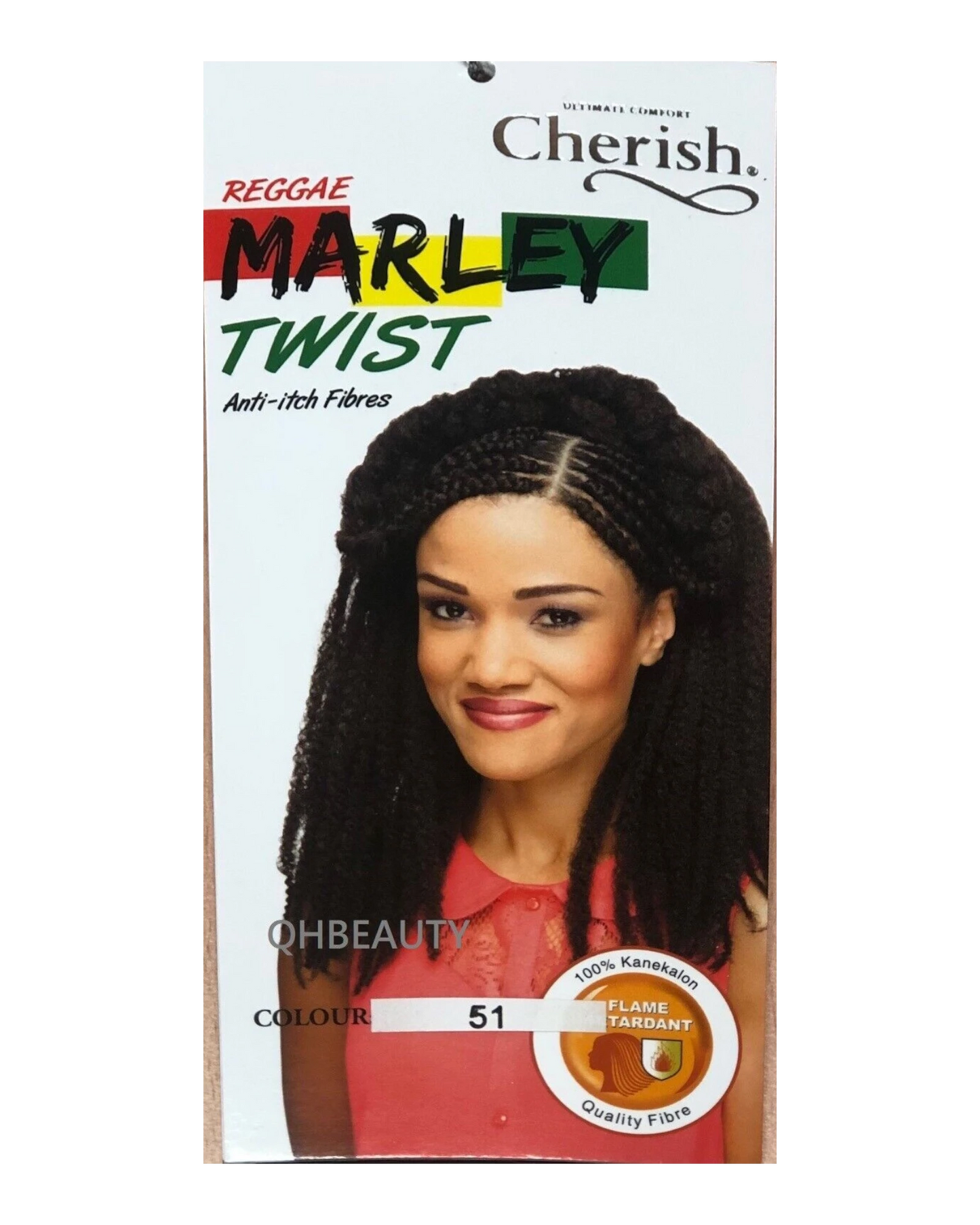 Cherish Synthetic Afro Kinky Cuban Anti itch Hair Extension  Marley Twist Braid