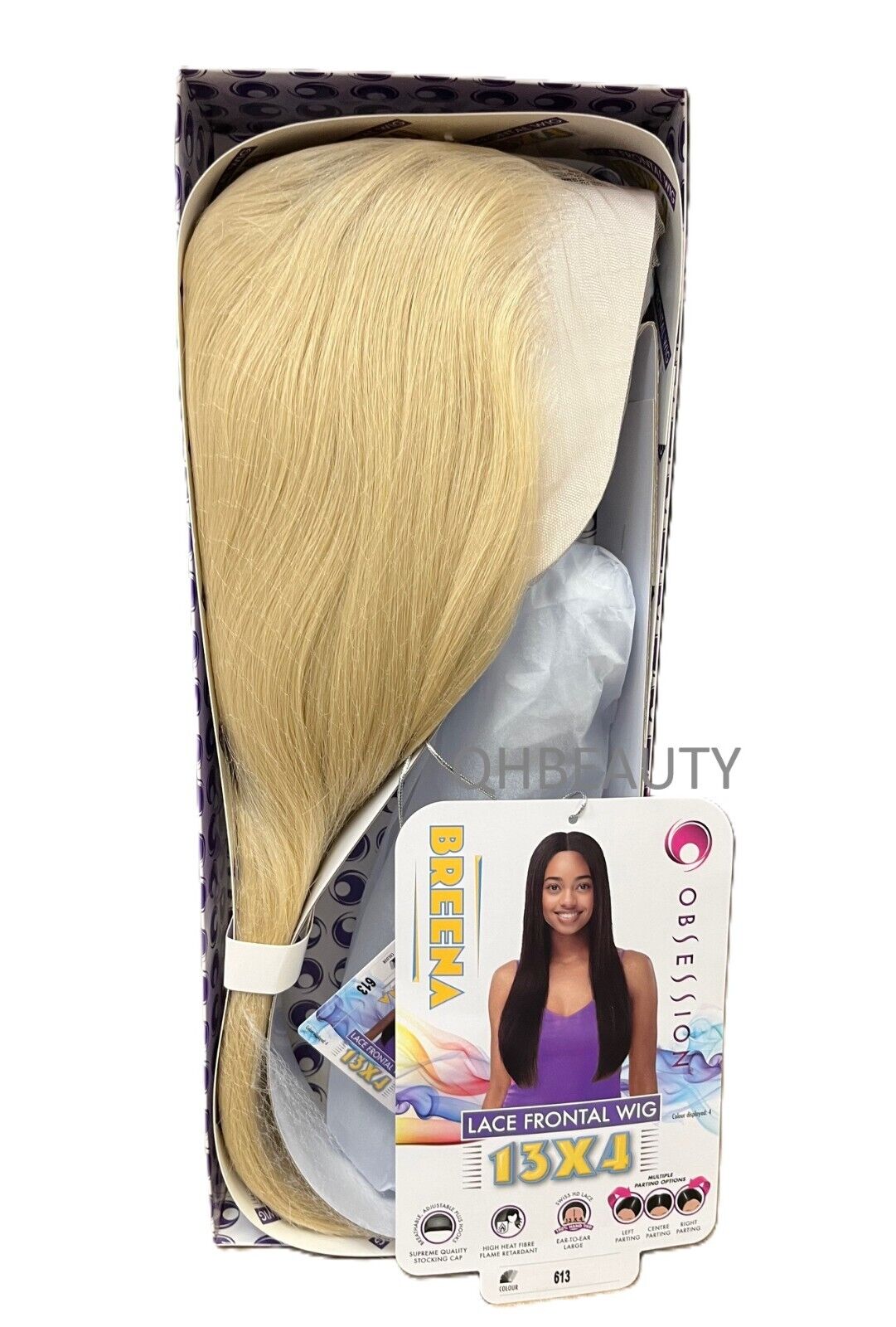 Obsession Synthetic Swiss HD 13x4 Lace Front Free Part Long Hair Wig - BREENA