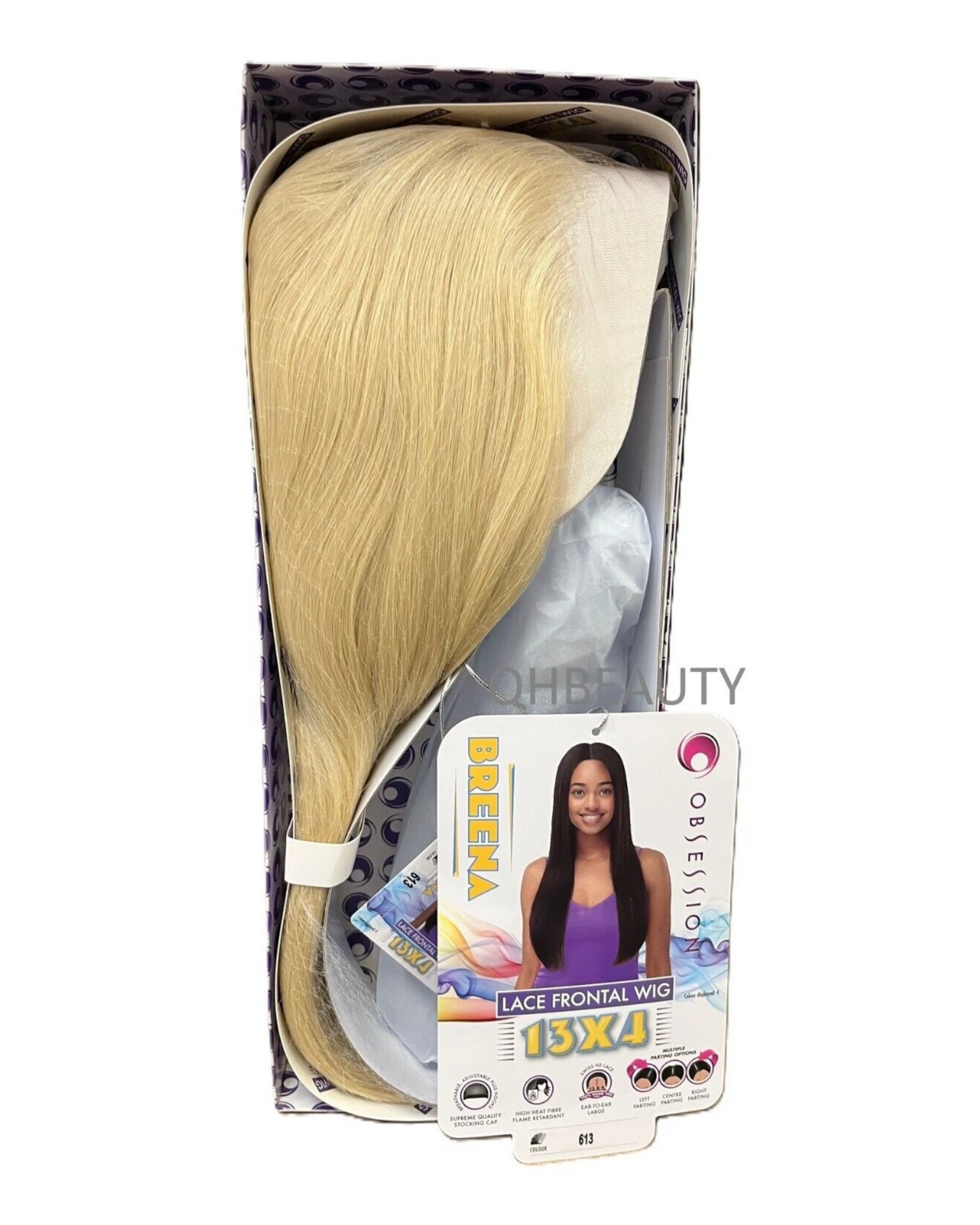 Obsession Synthetic Swiss HD 13x4 Lace Front Free Part Long Hair Wig - BREENA