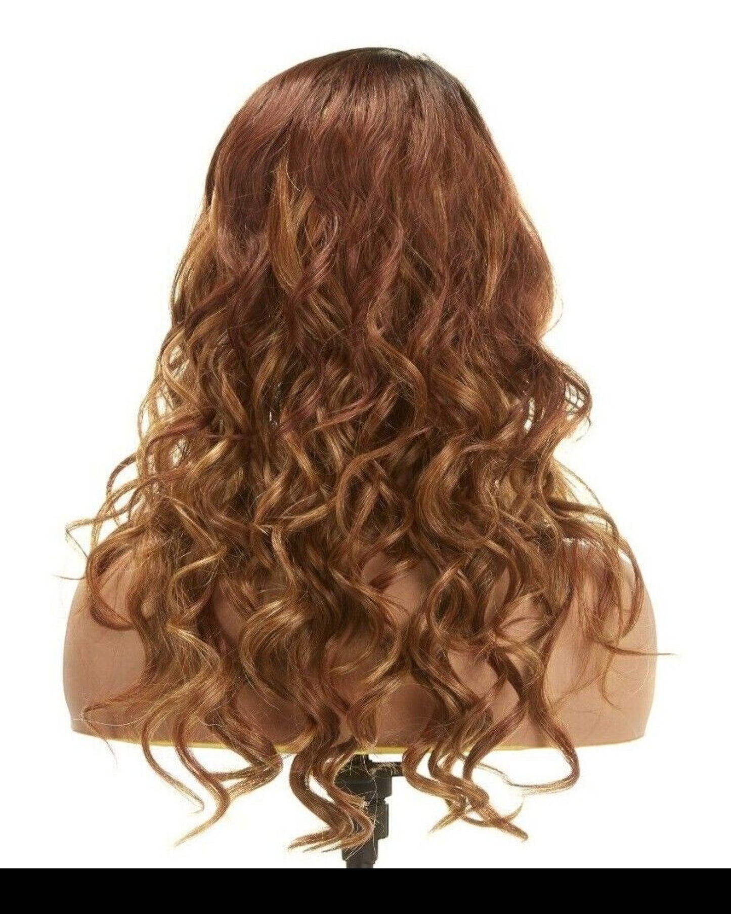 Impression Synthetic Invisible Part Lace Front Long Curly Hair Wig Alexis