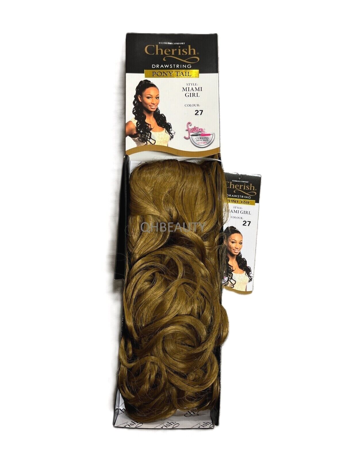 Cherish Synthetic Long Curly Drawstring Natural Hair Ponytail - Miami Girl