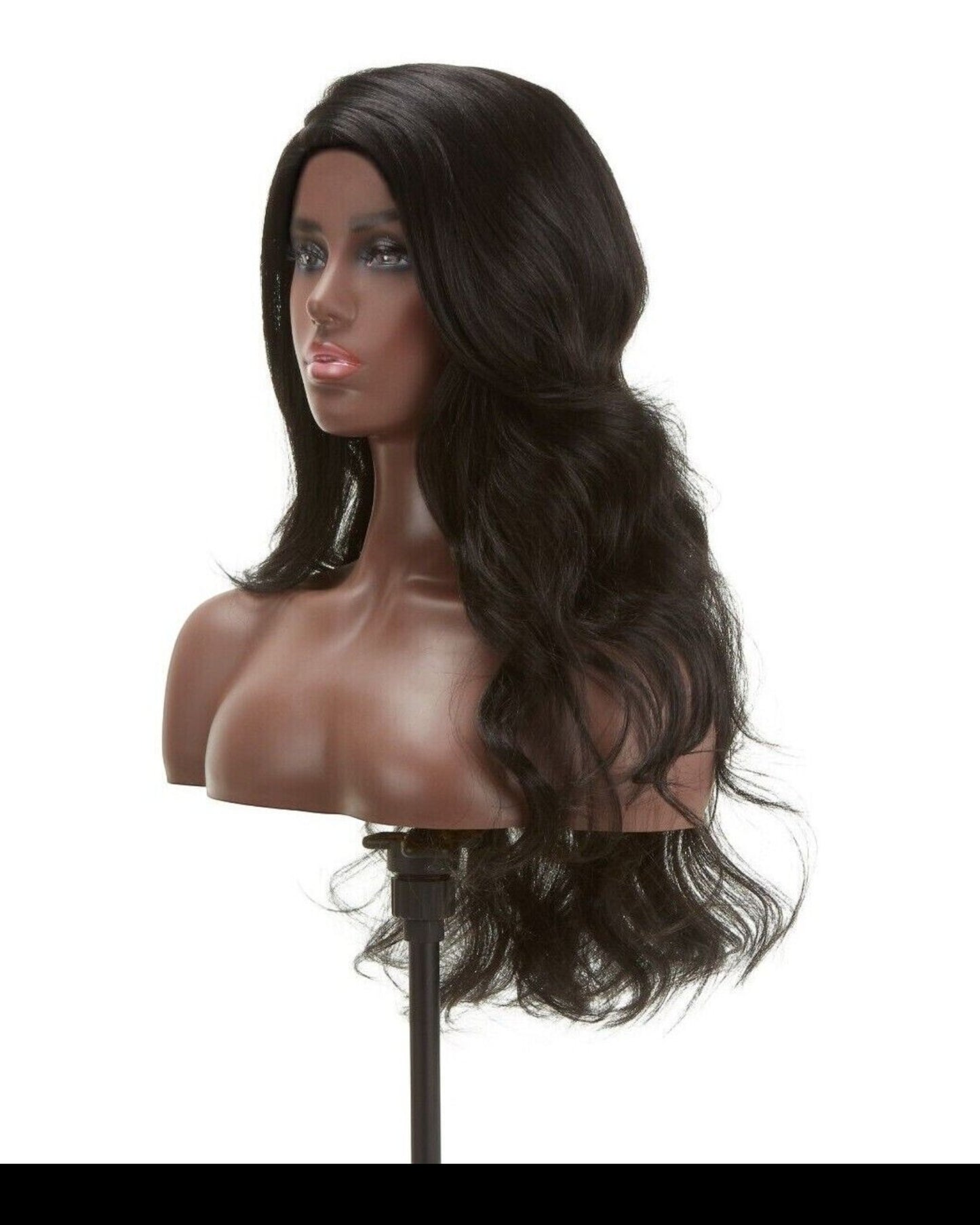 Impression Synthetic Invisible L Part Lace Curly Long Hair Wig - Daisy